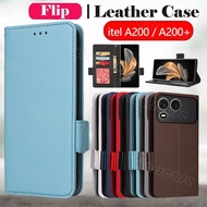 itel A200 A200+ 2026 Casing For itel A200 A 200 + A200+ A200plus itelA200 + Phone Case Card Slot wal