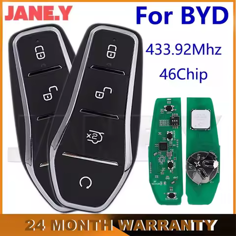 Car Remote Key Keyless Go K2TF4-41A-F4AT For BYD Qin PLUS DM-i Qin PLUS EV Yuan PLUS SONG Car Keys 4