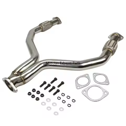 Downpipe Exhaust Pipe for 2009-2016 Nissan 370Z 2008-2013 INFINITI G37 3.7L VQ37HR 2.5"