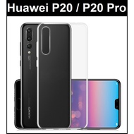 Huawei P20 / P20 Pro Crystal Clear Transparent TPU Case Casing Cover