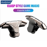 STUDYTOOL G12 Mobile Phone Gaming Trigger Game PUBG Joysticks Gamepad ABS Aim Key Button L1 R1 Contr