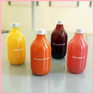 Water Drop Milk Tea Bottle Cold Brew Juice Bottle Disposable Beverage Bottle Light Fasting Fruit And