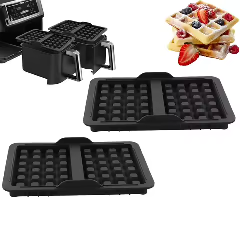 Air Fryer Silicone Liner Non-Stick,Reusable Air Fryer Waffle Baking Pan Waffle Mold,Suitable,Air Fry