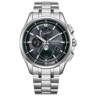 CITIZEN ATTESA Wave Solar Eco-Drive Moon Phase Titanium Men's Watch with Sapphire Glass and Lightwei