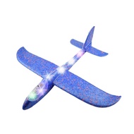 WITH LED LIGHT BIG SIZE Aerodynamic Kids Aeroplane Foam Type Kapal Terbang Kanak-Kanak Throw Aeropla