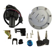 Motorcycle Ignition Switch Fuel gas Tank Cap Cover Seat Handle Locks Include Key For Honda CB400 CB4