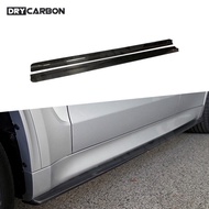 On sale Carbon Fiber Side Skirts Extension Splitters Lip Wing For BMW F15 X5 F16 X6 F85 X5M F86 X6M 