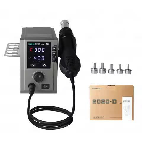 SUGON 2020D-2026 Hot Air Gun Soldering Station 700W Spiral Air Desoldering Station for SMD PCB BGA W