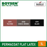 ◆▧☃Boysen Permacoat Flat Latex Paint Chocolate Brown B780 - 1 Liter