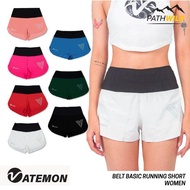 VATEMON BELT BASIC RUNNING SHORT FOR WOMEN กางเกงขาสั้น กางเกงวิ่ง กางเกงออกกำลังกาย กางเกงเวทย์มนต์