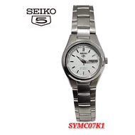 Seiko 5 SYMC07K1 Automatic 21 Jewels Ladies Stainless Steel Watch (Silver)