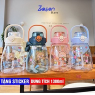 Cute water bottle 1,3l