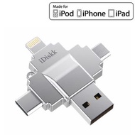 iDiskk MFi Card Reader (Lightning, USB Type C, USB &amp; MicroUSB) iDiskk MFi 讀卡器 (Lightning, USB Type C, USB &amp; MicroUSB) Memory card is not included