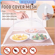 1pc White Mesh Food Cover Anti-Fly Vegetable Cover Foldable Mesh Screen ROXOR