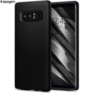 HITAM Spigen Liquid Air Case Samsung Galaxy Note 8 - Casing Black Soft Armor Original Black Shock Cover