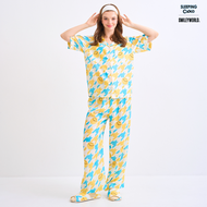 ชุดนอน SLEEPING CLOUD | ชุดนอน 100% LYOCELL ผ้านุ่ม เย็น ใส่สบาย : แขนสั้น ขายาว : SHINORI MONDA