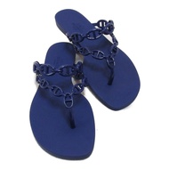 HERMES 涼鞋島鞋 H241051Z NT360 橡膠藍色二手女用尺寸 36