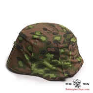 New Version High-Quality WW2 German Oak Leaf Double-Sided Camouflage Helmet Cover Elite Frontline De