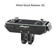 【🇹🇭 ร้านไทย】Amagisn ใช้ได้กับ Insta360 X5/Ace Pro2/X4/Ace Pro/ X3/X2/GoPro 12แม่เหล็กโลหะปลดเร็วพร้อ