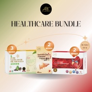 [ARK+] [Healthcare Bundle] 3 Sacha Inchi Soft Gels & 2 Antrodia Curcuma Capsule & 2 Red Earthworm Ca