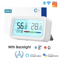 Wifi Tuya Smart Temperature Sensor Digital Indoor Hygrometer Thermometer Sensor Monitor For Smart Li