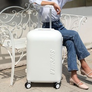 【In stock】『 free shipping 』 ins new fashion luggage ABS material suitcase(20/22/24/26inch) SQVS