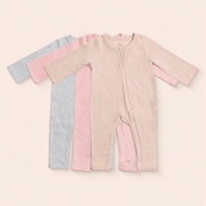 Baju Bayi Sensitif Lengan Panjang Organic Cotton | Anti-Eczema GOTS Certified | Long Sleeve Newborn