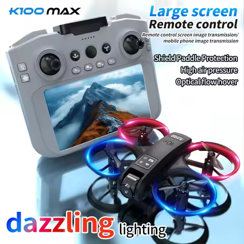 K100 MAX Mini GPS Drone 4K HD real-time video transmission screen control obstacle avoidance aerial 
