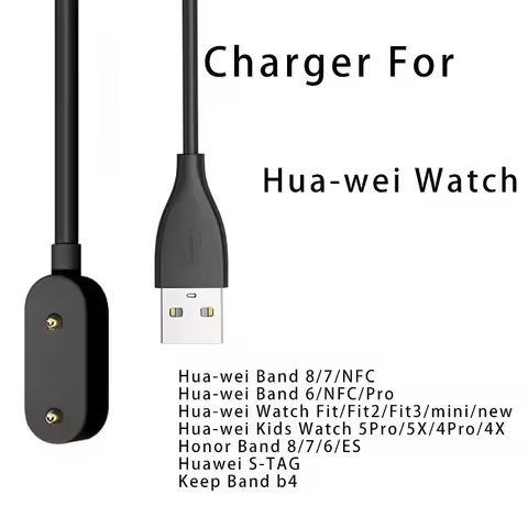 For Huawei Band 10/9/8/7/6/Watch Fit mini/2/3/4X/4Pro/Honor Band 7/6/Watch ES USB smartwatch charger