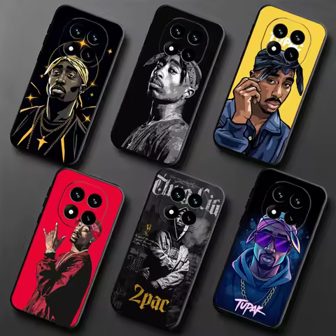Rapper 2pac Singer Tupac Phone Case Cover for Xiaomi Redmi Note 12 13 14 15 Pro Plus 12S 11S 11T 10S