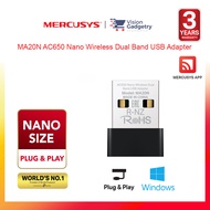 Mercusys MA20N AC650 Nano Wireless Dual Band USB Adapter