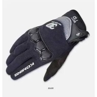 Komine GK-162 3D Protect Mesh Gloves Plus (Black)