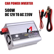 500W Car Power Inverter 12V to 220V Power Inverter Converter Car Charger Power Adapter Solar inverte