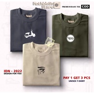 HIJAU BUY 1 OR 3 PCS Men's and Women's Distro T-Shirts - VP Distro T-Shirts - 4.0 Distro T-Shirts - 
