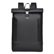 Men Roll-up Backpack Oxford Cloth 20-35L Water-Repellent 14-Inch Computer Bag Commuter Business Trav