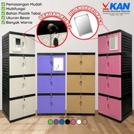 AL DIAMOND PLASTIC CLOTHES WARDROBE 3/S4 2 TIERS Plastic shelf/ Plastic cupboard/ Wardrobe/