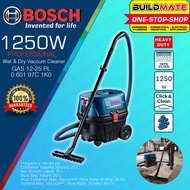 Bosch POWER SOCKET 1200W 2-IN-1 Heavy Duty Industrial 25L Vacuum Cleaner and Air Blower 12-25 PL 060197C1K0 -BUILDMATE-