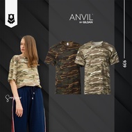 SUNBEAR Anvil Midweight Unisex Adult Military Camouflage Tee Summer Army Camo T-shirt 939