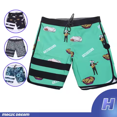 Summer New Brand Men Beach Shorts Phantom Bermuda Board Shorts Swim Shorts Waterproof Quick Dry Casu