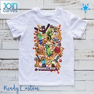 Minecraft 3D Group Shot Funtage Arrow Composition I jOINcURVES Children's T-shirt