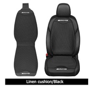 2022 Brand New Linen Car Seat Cover Flax Cushion Breathable Protector Non Slide Auto Accessories for Mercedes benz AMG w204 w211 W210 C63 c180 e200 CLA GLK GLE GLA A180 A B C E class A45