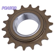 MAYSHOW Bike Freewheel, 18 Teeth Easy Installation Single Speed Freewheel, Durable 7.8cm Diameter St