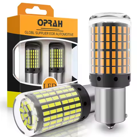 Oprah 2pcs High Power Car LED Light 1156 BA15S P21W BAU15S PY21W 1157 P21/5W 7440 W21W Canbus 3014SM
