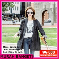 Ready.. Xshop Blazer Korean StyleWanita - Metha 05D Kh333 Side Poc CH228 Blazer Jennie Abu [Outwear