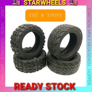 CST / TUOVT TIRE TYRE 90/65-6.5 TYRE 10X3 255X80 80/65-6 For Electric Scooters STARTRON DUALTRON ZER