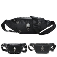 Skull Fashion Women Chest Bag Woman Waist Bag Men Belt Bags Man Beg Pinggang Lelaki Beg Dada Wanita 