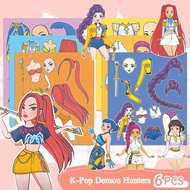 Creative Sticker KPop Demon Hunters DlY HUNTRIX Saja Boys Waterproof Sticker Collection Gifts