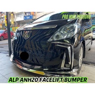 TOYOTA ALPHARD 2008-2014 CONVERT 2020 NEW FACELIFT BUMPER SET