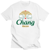 Chang Beer Thai Drink T Shirt Singha Lao Leo Tiger Carabow Bali Gift New From US