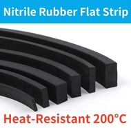 ยางไนไตรล์ NBR แผ่นแบนป้องกันผลกระทบจากบาร์แข็งแถบปิด